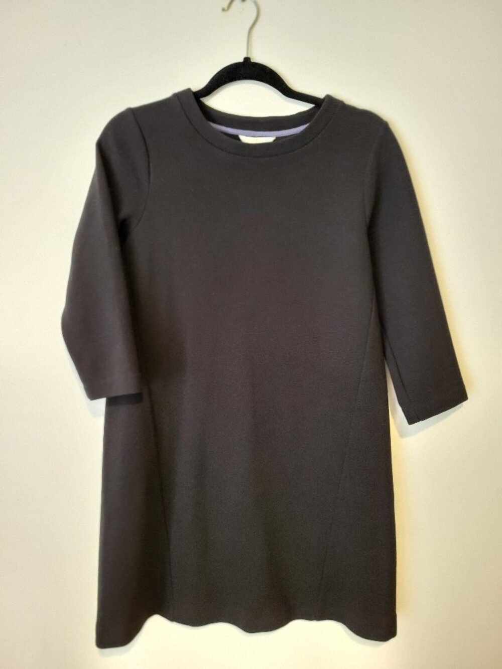 Boden black ottoman style above the knee dress. Size 10. Worn once!